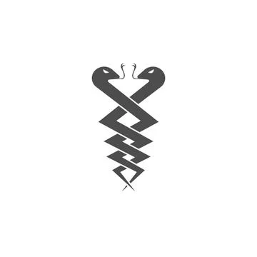 Snake icon logo design vector template Stock Illustration