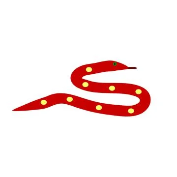 Snake icon on white. イラスト素材