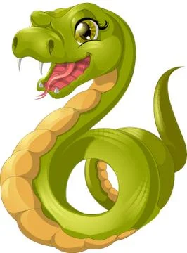 The snake Stock Illustration