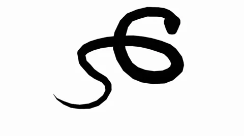 Snake &amp; jungle carpet python attack,sliding decorative sketch silhouette. Stock Footage 38285494