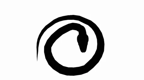 Snake &amp; jungle carpet python attack,sliding decorative sketch silhouette. Vidéo 38285750