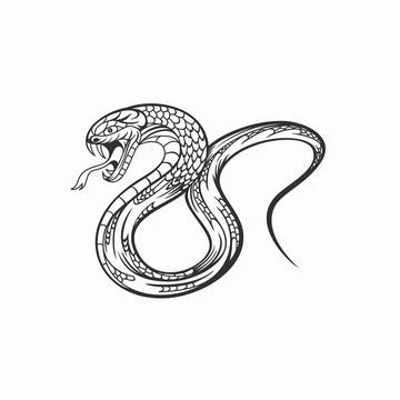 Snake logo Stock Illustration