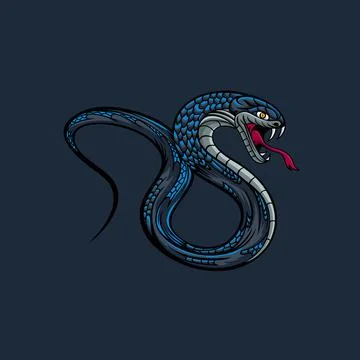 Snake logo Stock Illustration