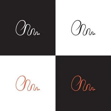 Snake logo, illustration, vector Stock Illustration