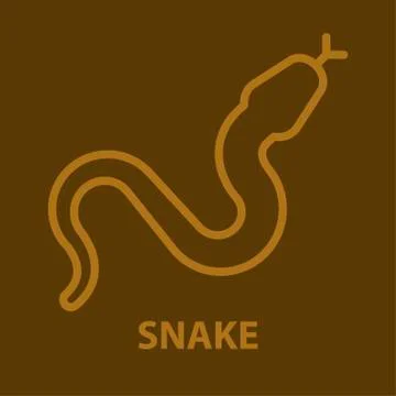 Snake logo template Stock Illustration