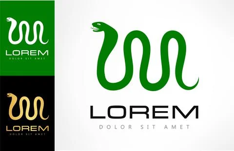 Snake logo vector. Design vector illustration. Stockillustratie