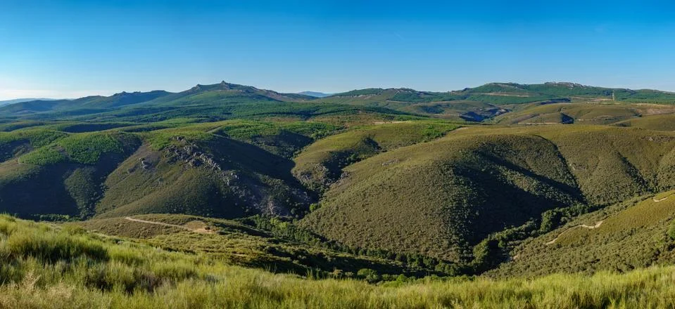 Snake mountain in Spain Stock Photos