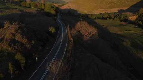 Snake pass road Stock Footage 89818529