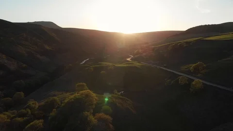Snake pass sun centered Stock Footage 89818512
