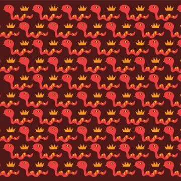 Snake Pattern Background Stockillustratie