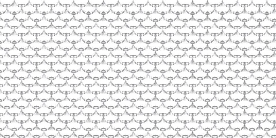 Snake pattern. Magic dragon scale. Fish texture. White skin background of rep Stock Illustration