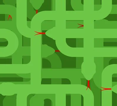 Snake pattern seamless. Serpent background. Ornament of kids fabric 스톡 일러스트