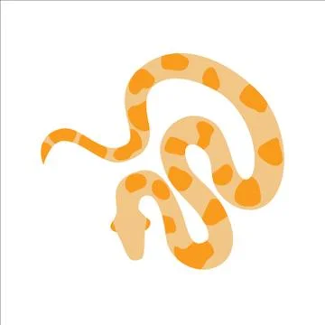 Snake python cartoon vector Stock Illustration