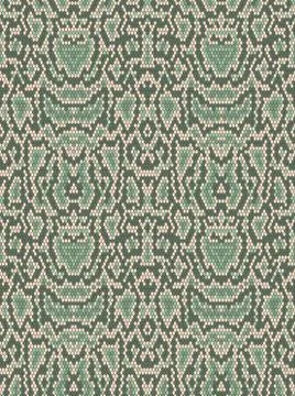 Snake python skin texture. Seamless pattern black on white background. Stock Illustration