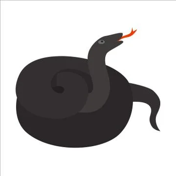 Snake reptile cartoon vector Stock Illustration
