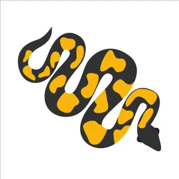 Snake reptile cartoon vector Stock Illustration