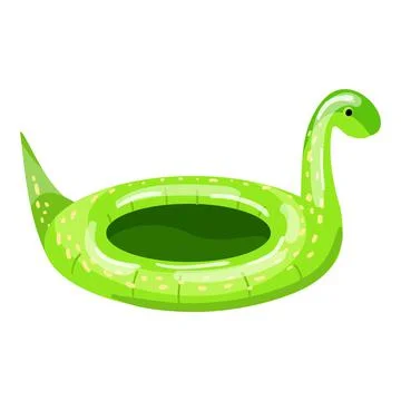 Snake ring icon cartoon vector. Pool float 스톡 일러스트