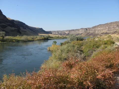 Snake River -Early Fall Foto stock