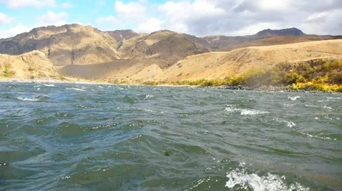 On The Snake River Stock Footage 12468621
