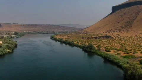 The Snake River in Idaho Video stock 344810581