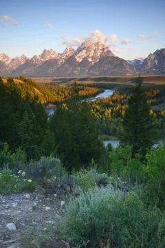 Snake river overlook Stock Photos