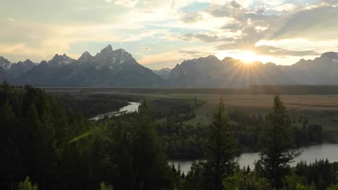 Snake river overlook time lapse summer 20180724 0001 Stock Footage 172444293