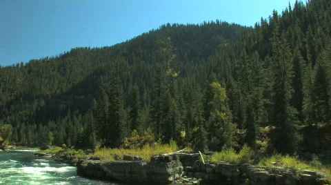 Snake River Rapids Stock Footage 484537