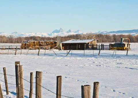 Snake river valley Stock Photos