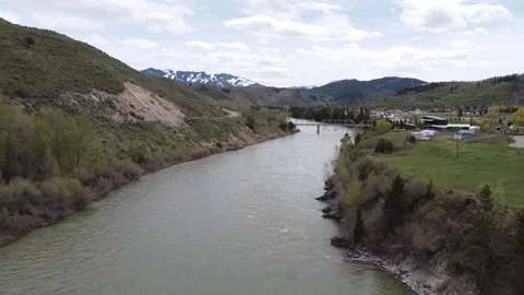 Snake River Wyoming Stock Footage 134425359