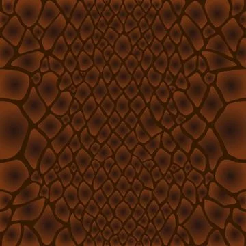 Snake scale skin seamless texture. Animal print. Vector 库存插图