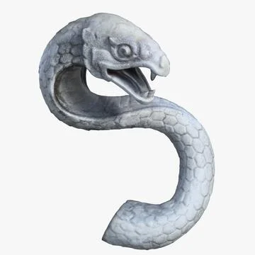 Snake Sculpture 3D Model