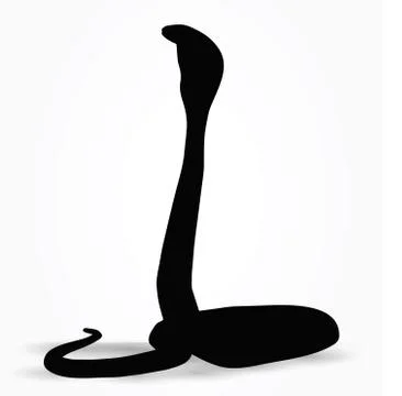 Snake silhouette Stock Illustration