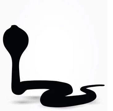 Snake silhouette Stock Illustration