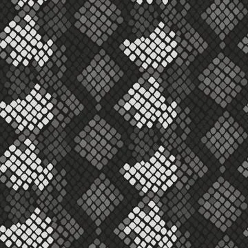 Snake skin artificial seamless vector texture Illustration