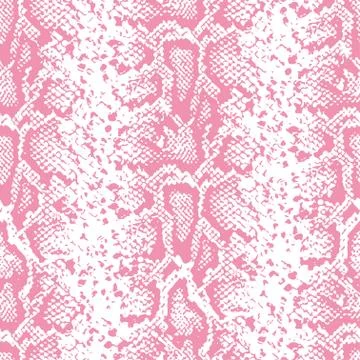 Snake skin pattern design - funny  drawing seamless pattern. 스톡 일러스트