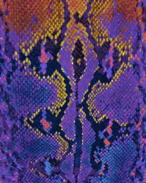 Snake skin python pattern textile texture Stock Illustration