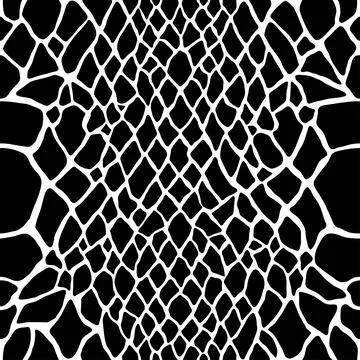 Snake skin. Scales pattern. Vector seamless texture Illustration