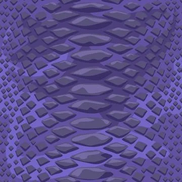 Snake skin seamless background. Flat and solid color style vector illustration. Stock Illustration