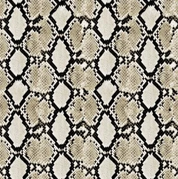 Snake skin seamless pattern elegance textile print. Stock Illustration