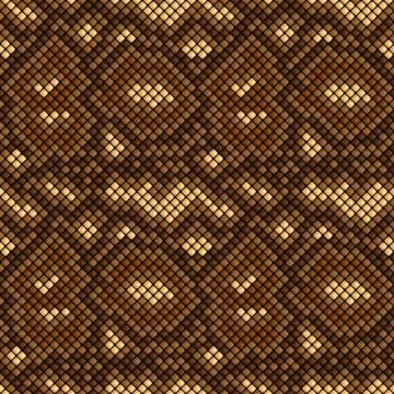 Snake skin seamless pattern イラスト素材