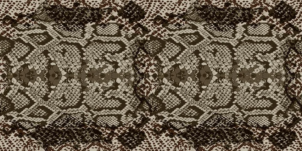 Snake skin seamless pattern. Texture snake. Animal print, snake skins design 스톡 일러스트