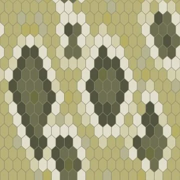 Snake skin texture. Seamless pattern python. Stock Illustration