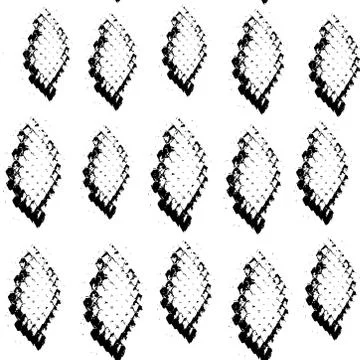 Snake skin texture. Seamless pattern black on white background. Vector Stockillustratie