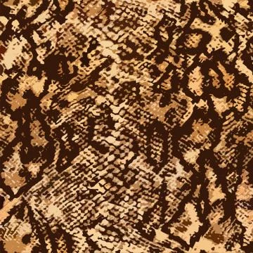 Snake skin texture seamless pattern design Stock Illustration