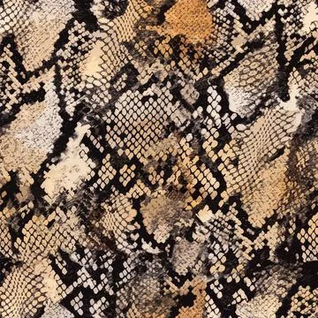 Snake skin texture seamless pattern Stock Illustration