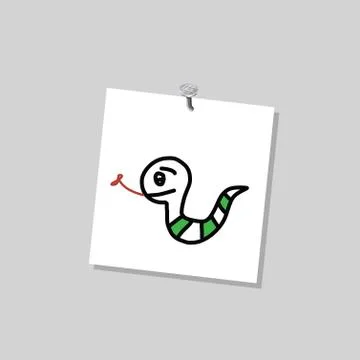 Snake symbol Stock Illustration