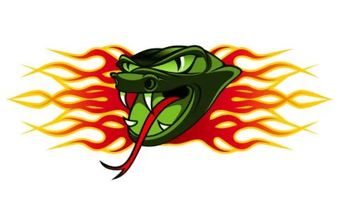 Snake tattoo Stock Illustration