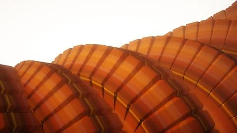 Snake worm spine like 3d rendered gears mechanism abstract background new Stockillustratie