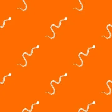 Snake wriggling pattern seamless 스톡 일러스트