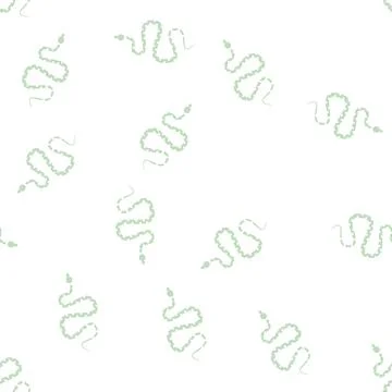 Snake in zoo glyph seamless pattern イラスト素材